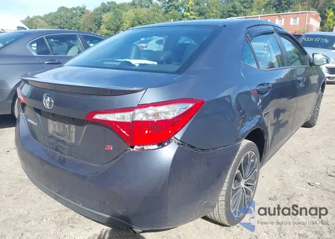 2016 Toyota Corolla S Plus z USA, uszkodzony, nr VIN 2T1BURHE0GC562627